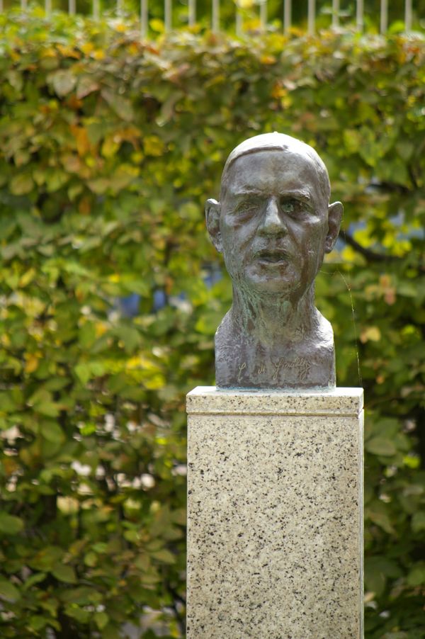 Avenue du General De Gaulle: Statue General de Gaulle 007